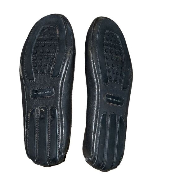 Michael Michael Kors Gray Leather Flat Shoes Size 6 M - Picture 5 of 5